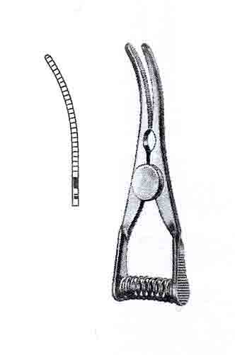 BULLDOG KLEMP TİTANYUM VIENA MODEL EĞRİ 3CM